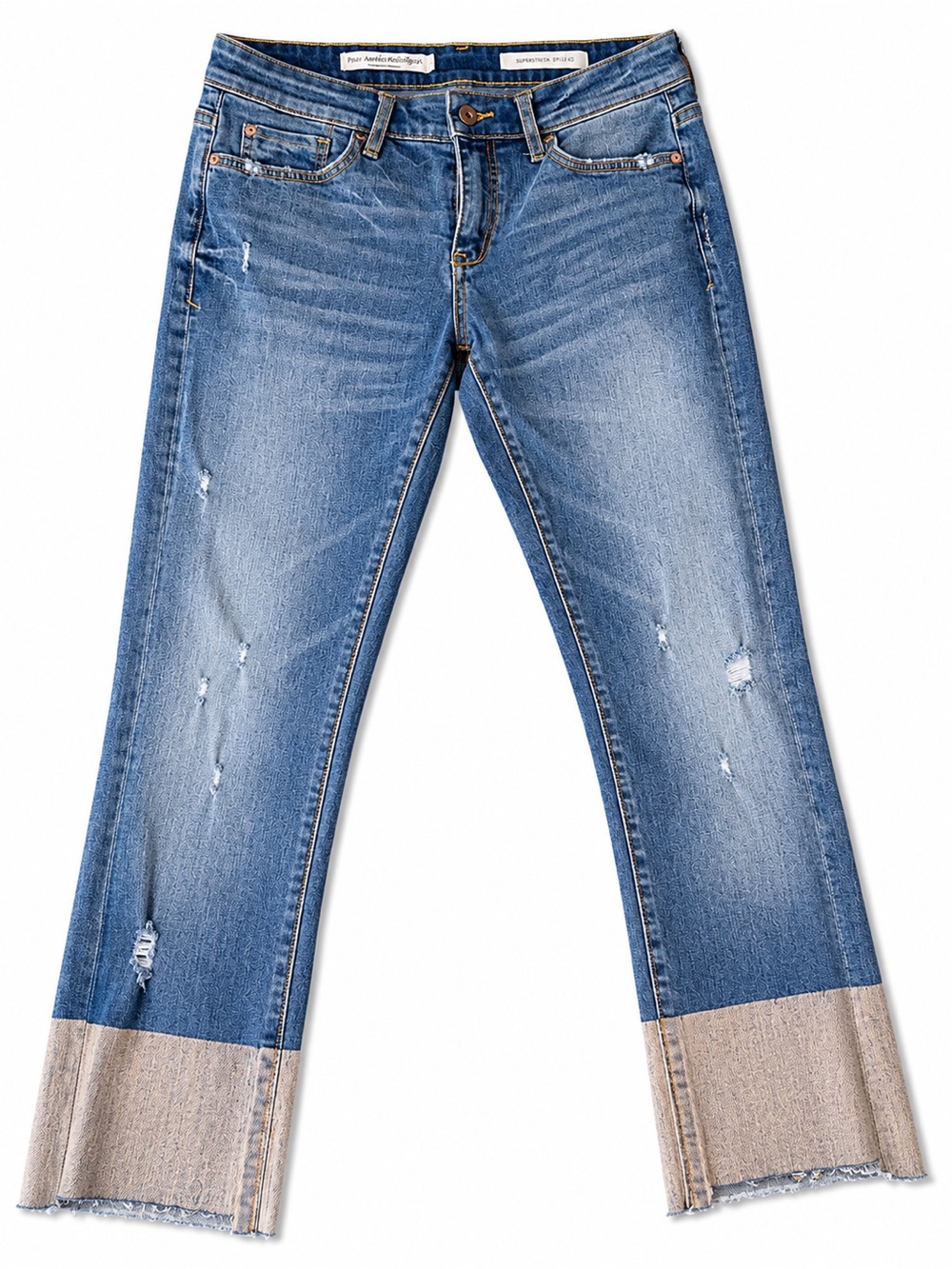 Pilcro & The Letterpress Slim Boyfriend Cropped Jeans Size 27